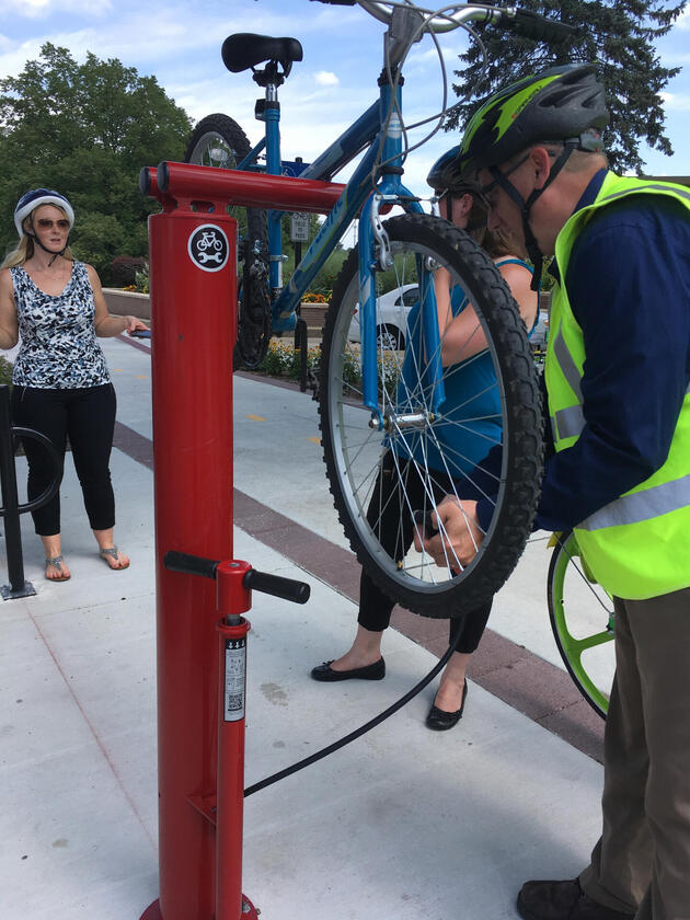 Bike Maintenance Station
